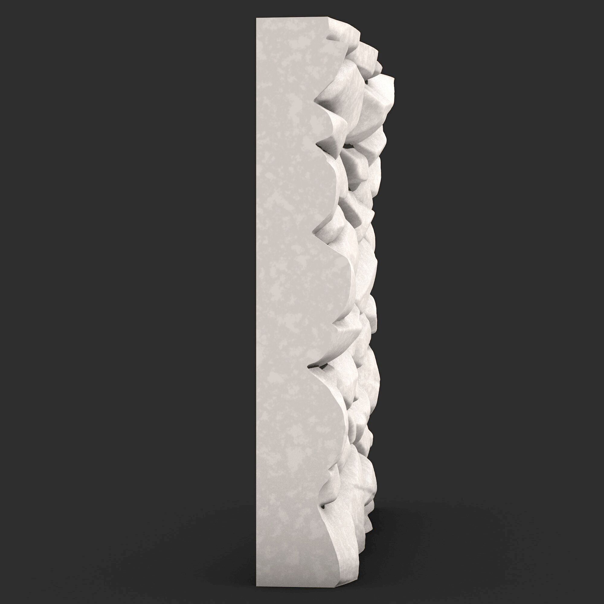 Stone Wall 374 3D print model_2