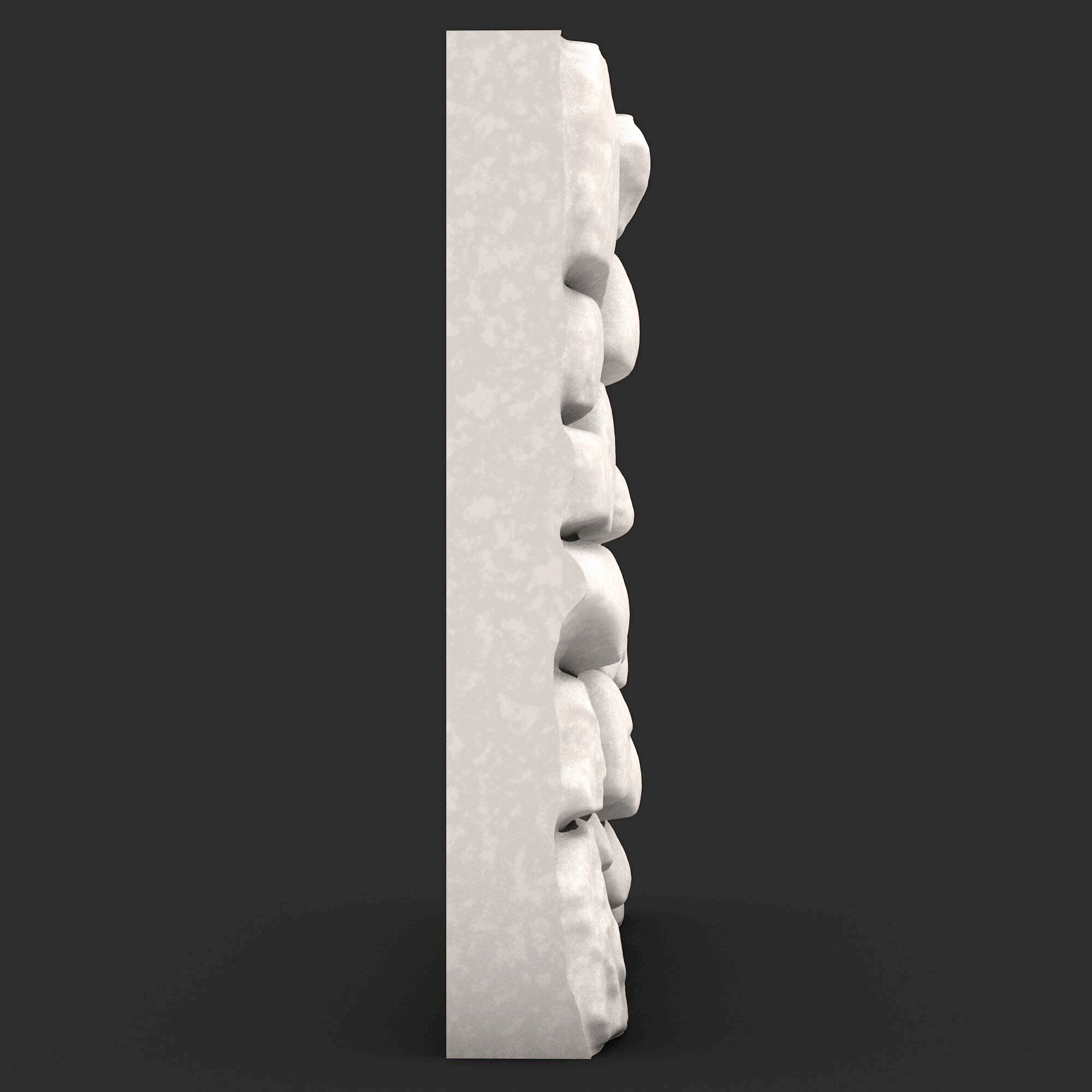 Stone Wall 372 3D print model_2