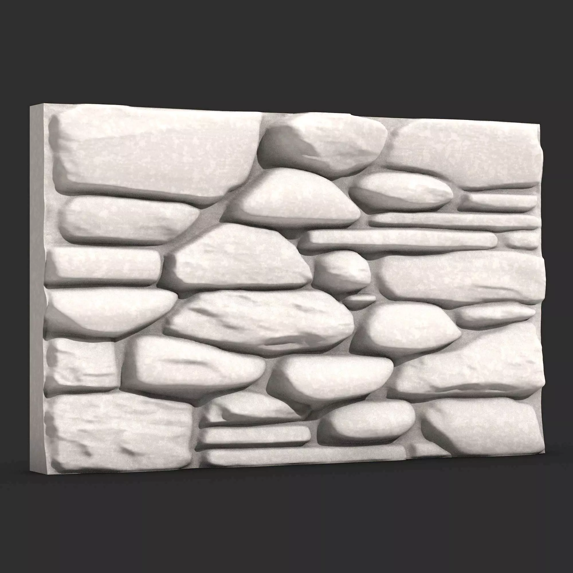 Stone Wall 372 3D print model_0