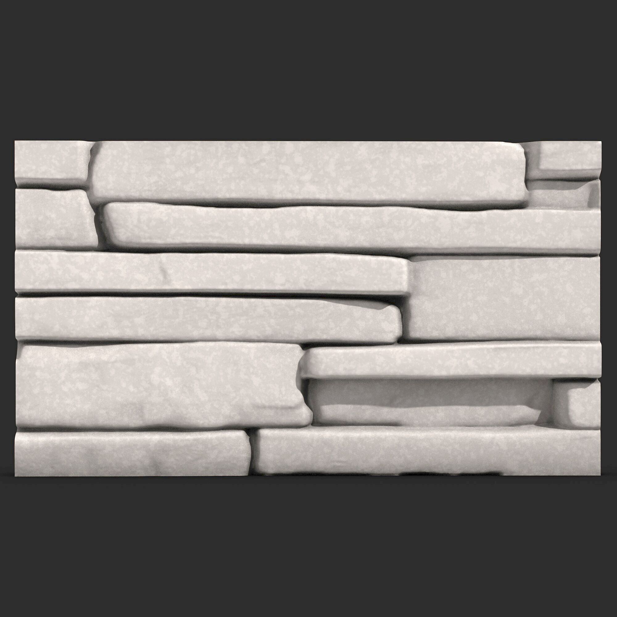 Stone Wall 368 3D print model_1