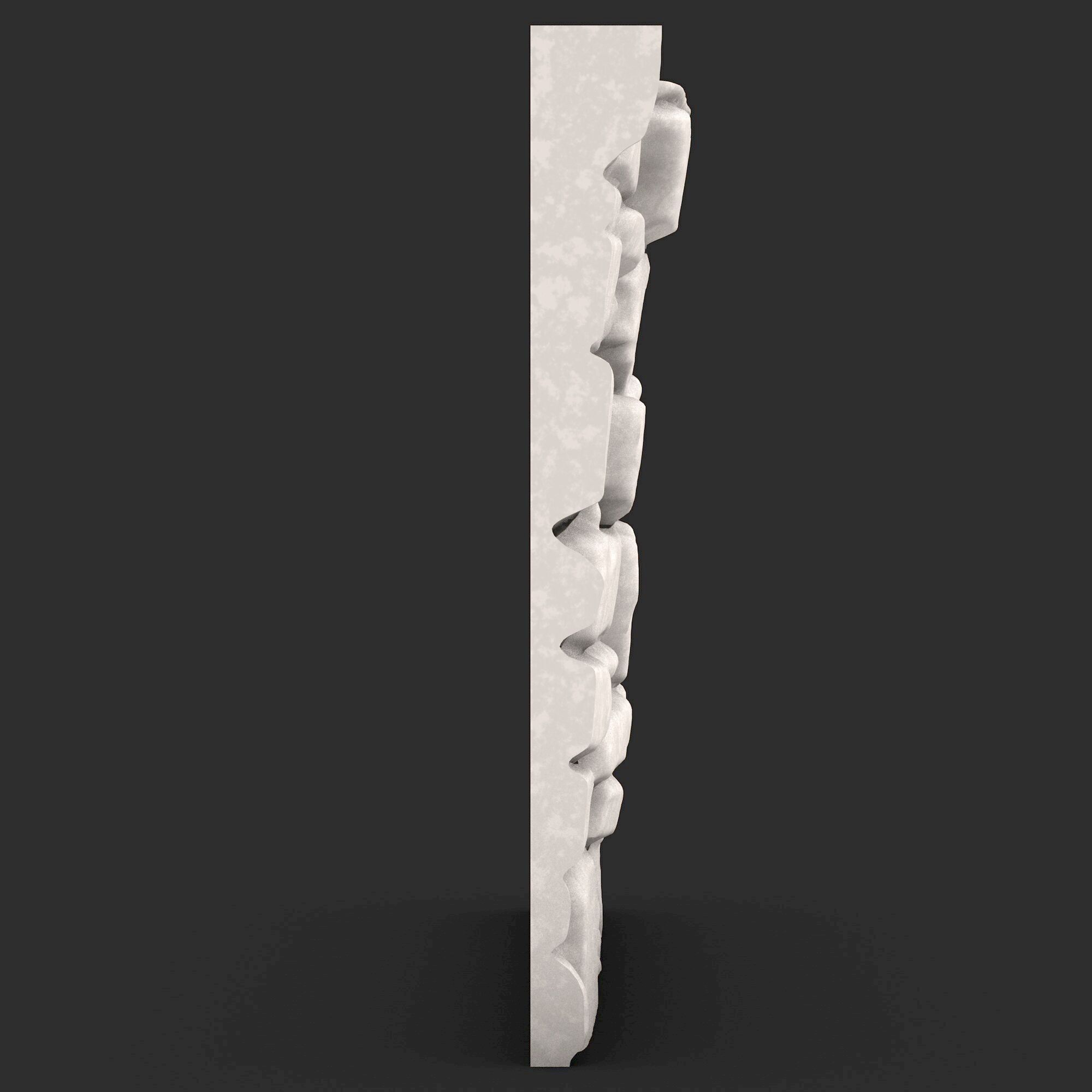 Stone Wall 367 3D print model_2