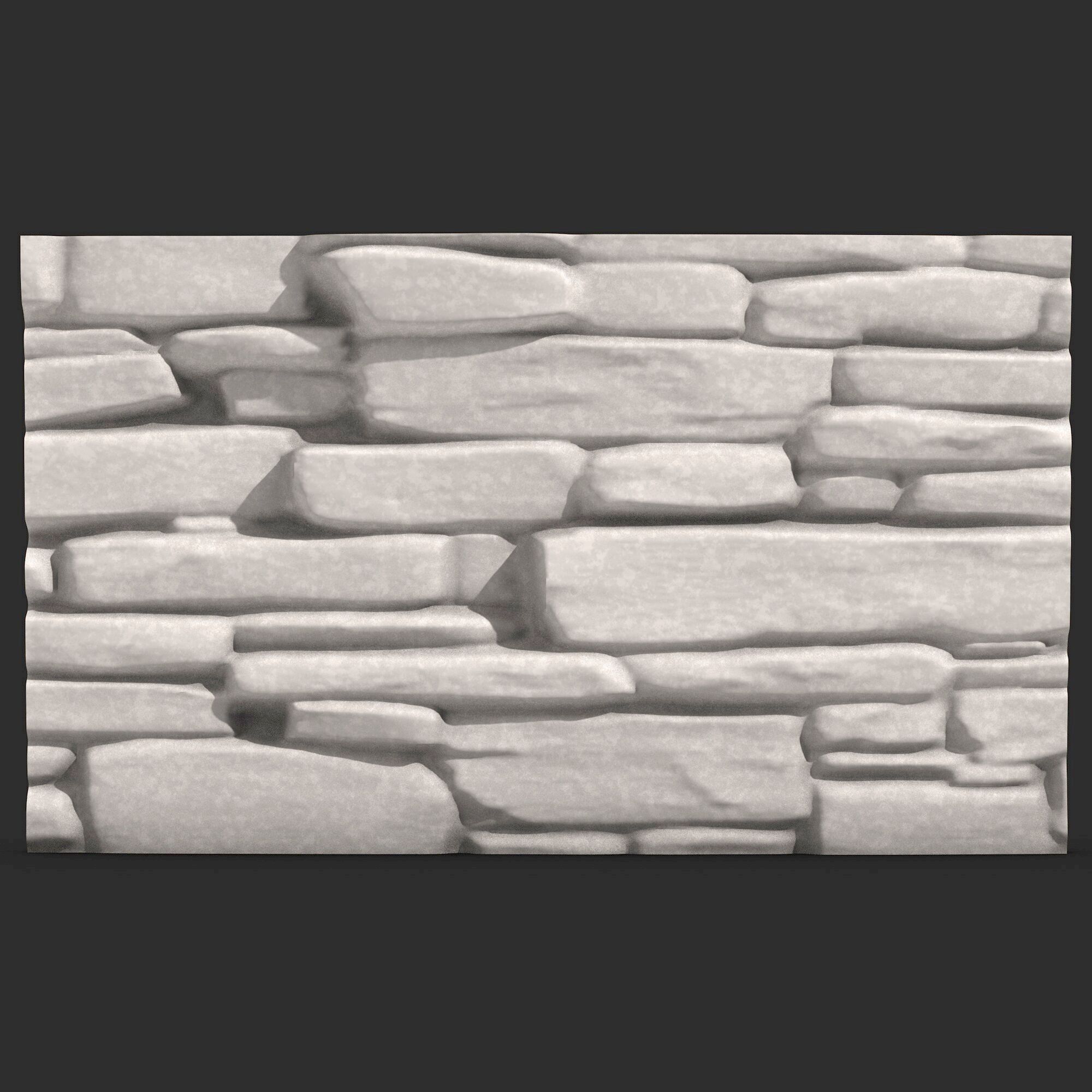 Stone Wall 367 3D print model_1
