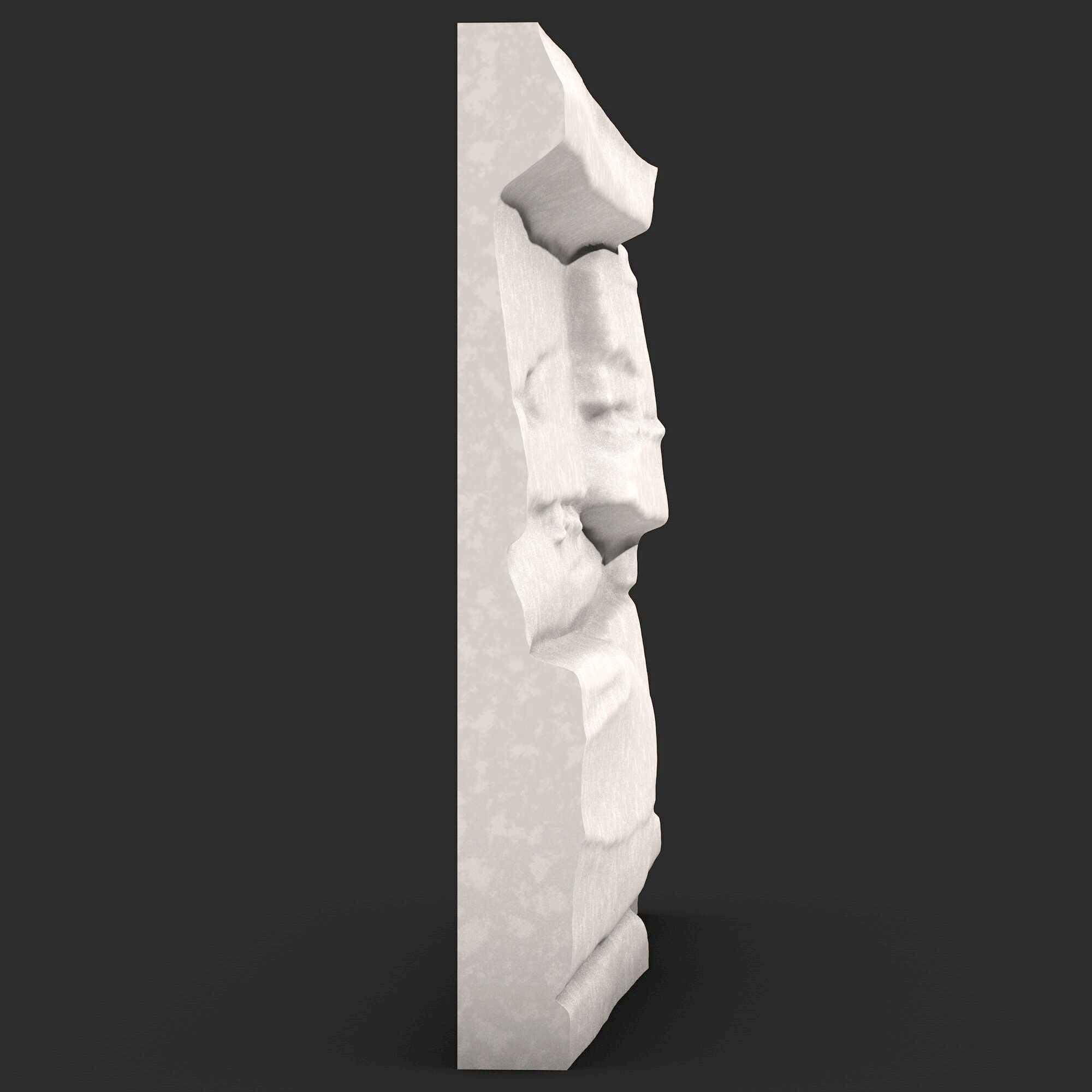 Stone Wall 366 3D print model_2