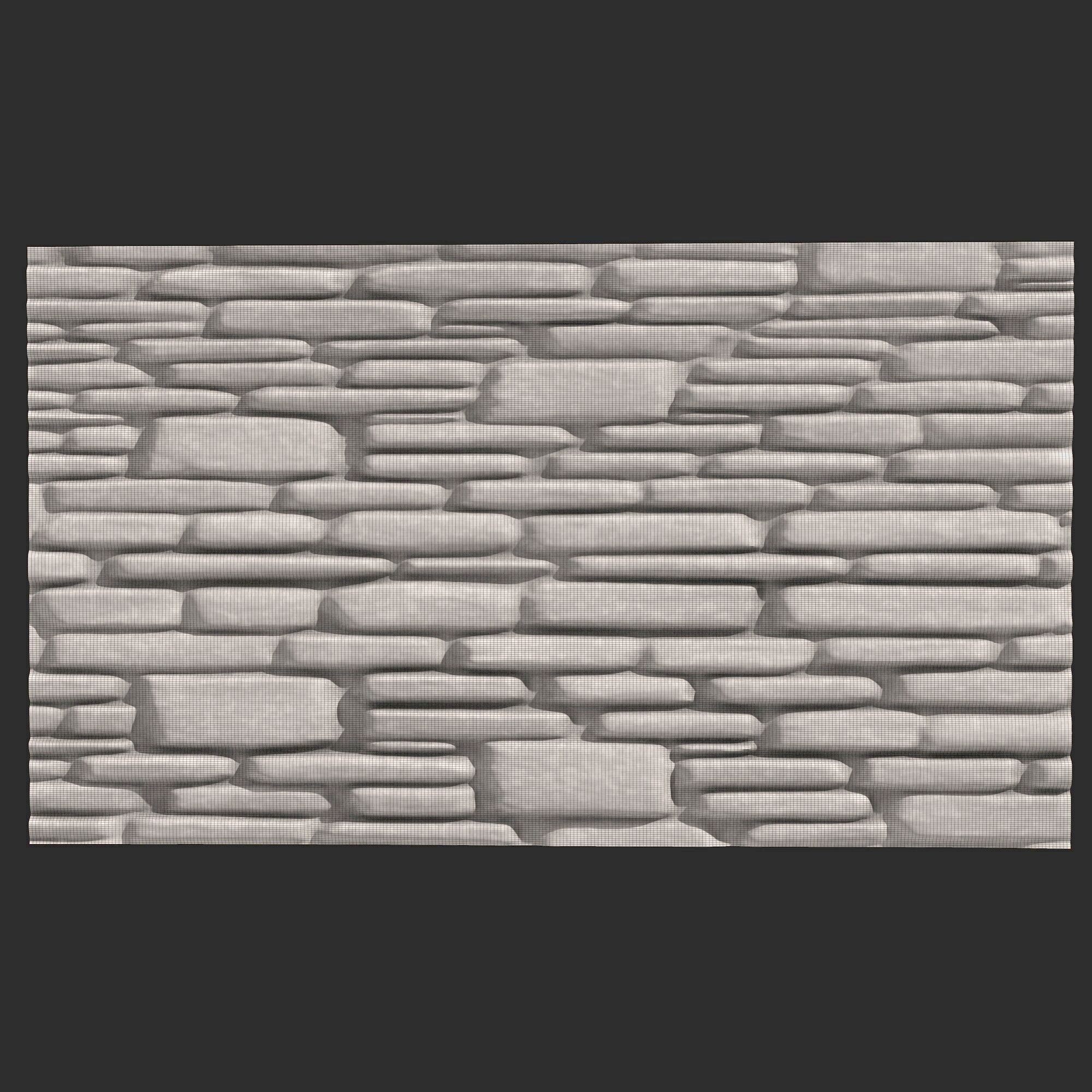 Stone Wall 365 3D print model_5