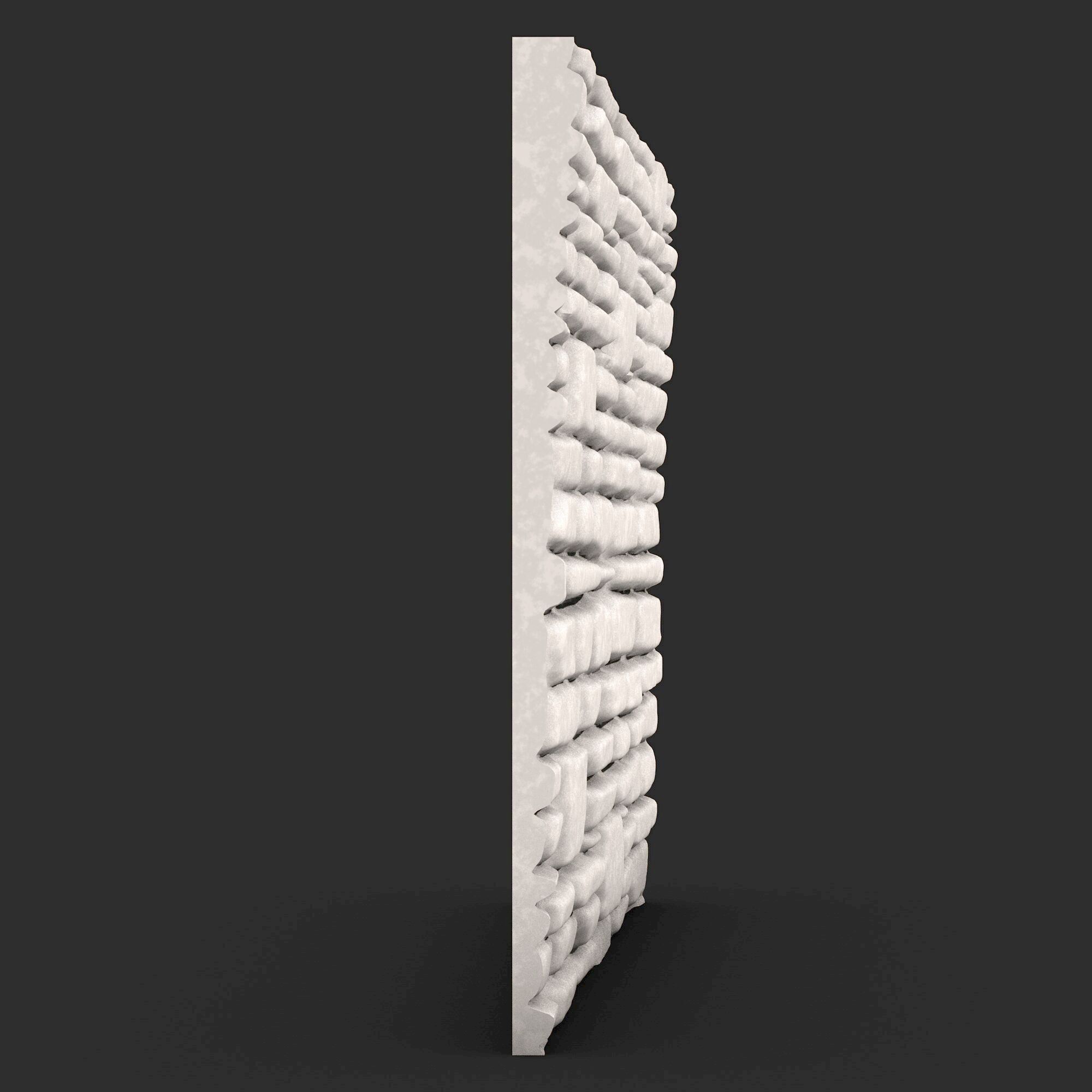 Stone Wall 365 3D print model_2