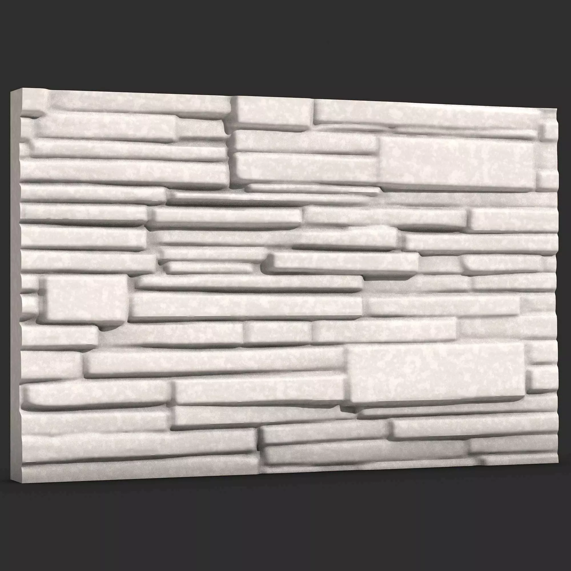 Crude Stone Wall Environment Model 3D print model