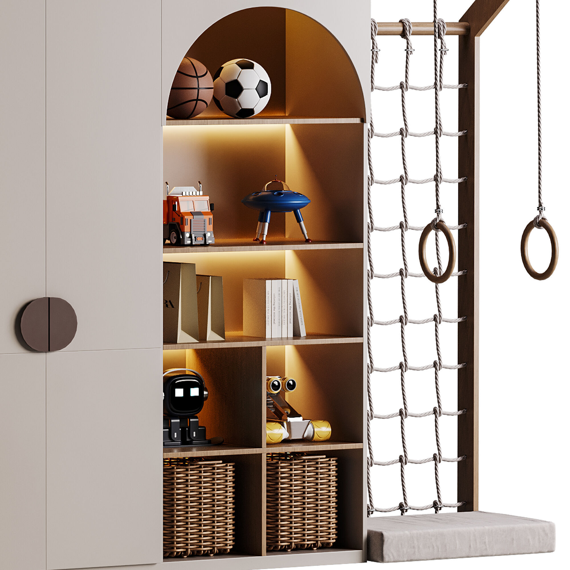 Workplace for Children 18 3D model_9