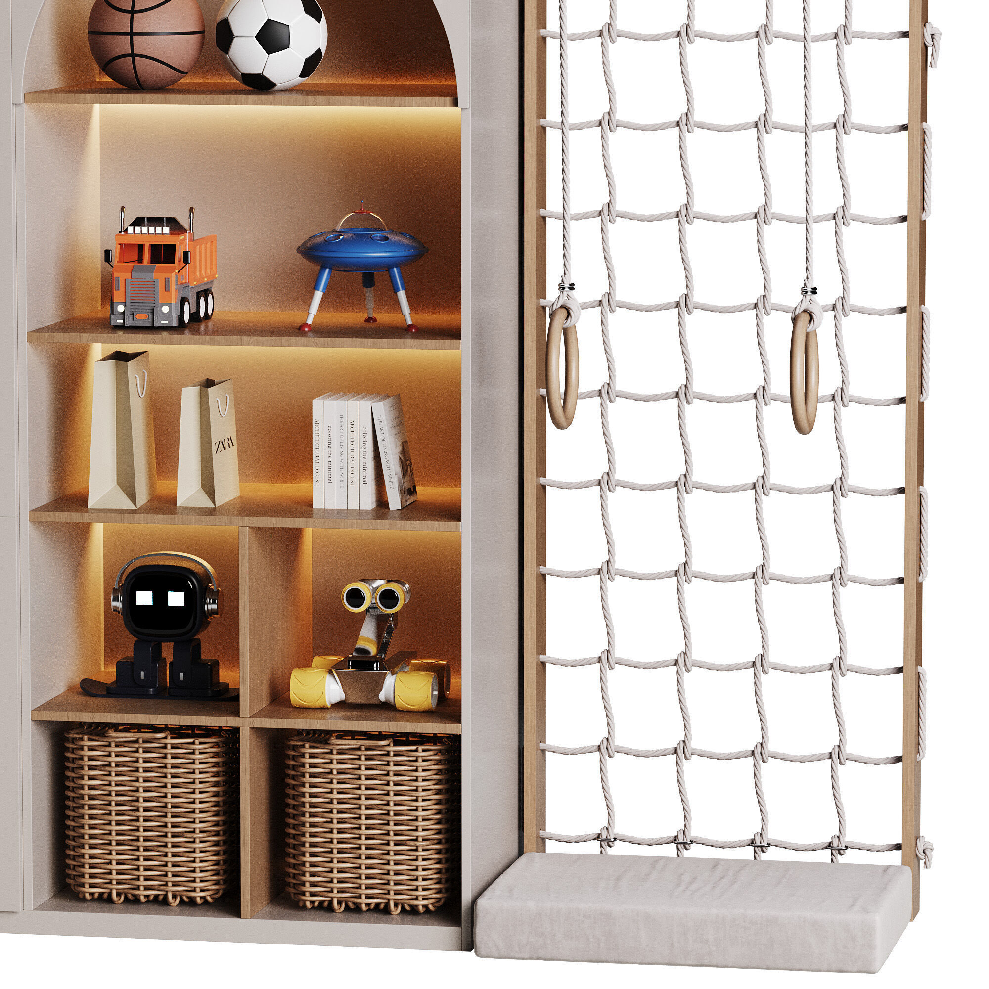 Workplace for Children 18 3D model_5