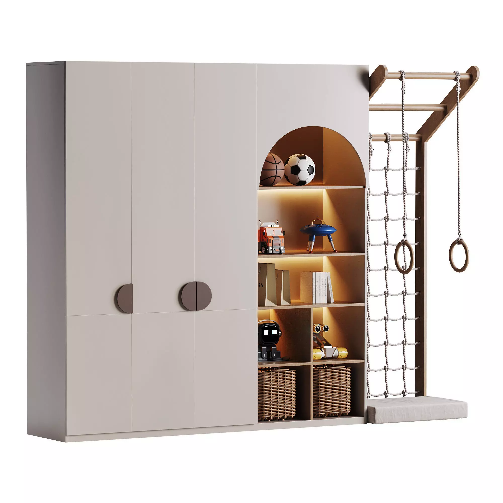 Workplace for Children 18 3D model_0