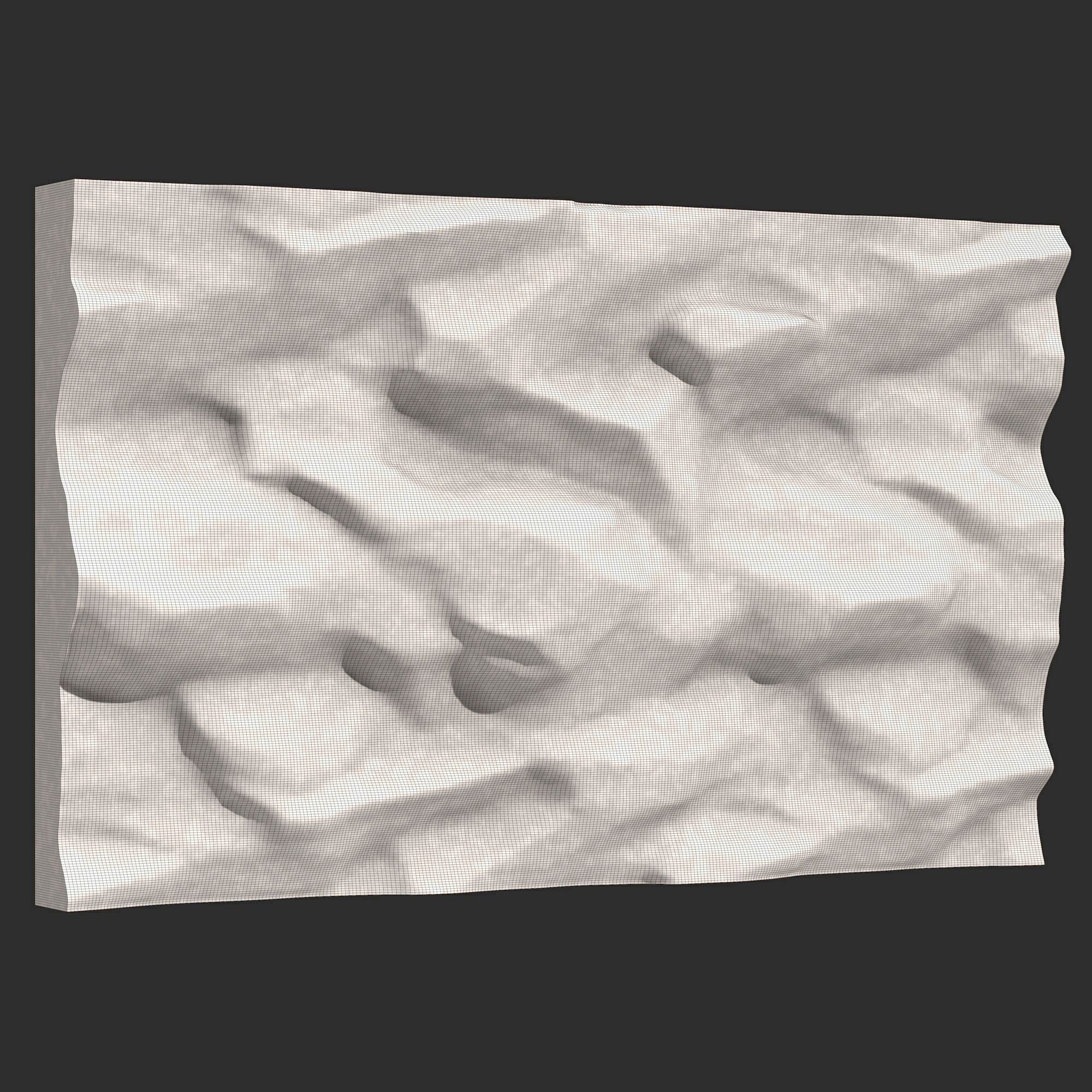 Stone Wall 358 3D print model_6