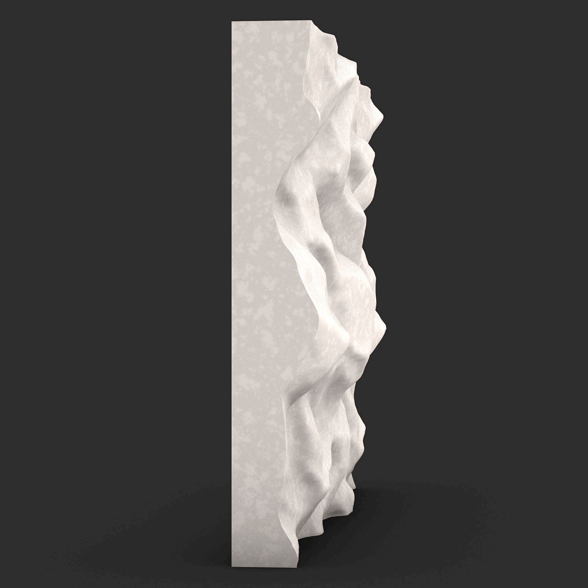 Stone Wall 358 3D print model_2