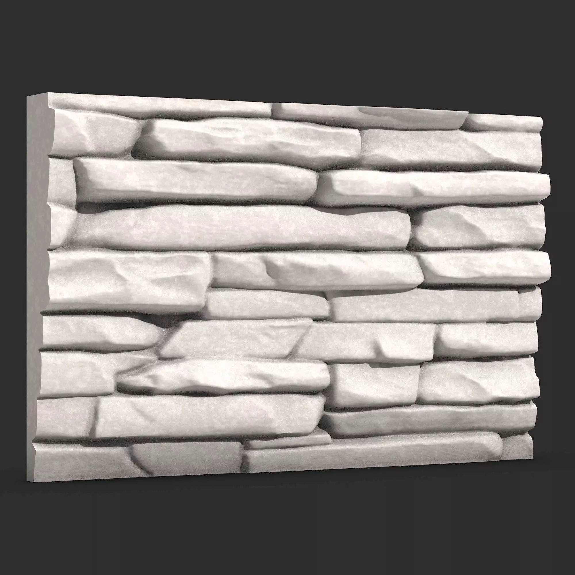 Stone Wall 357 3D print model_0