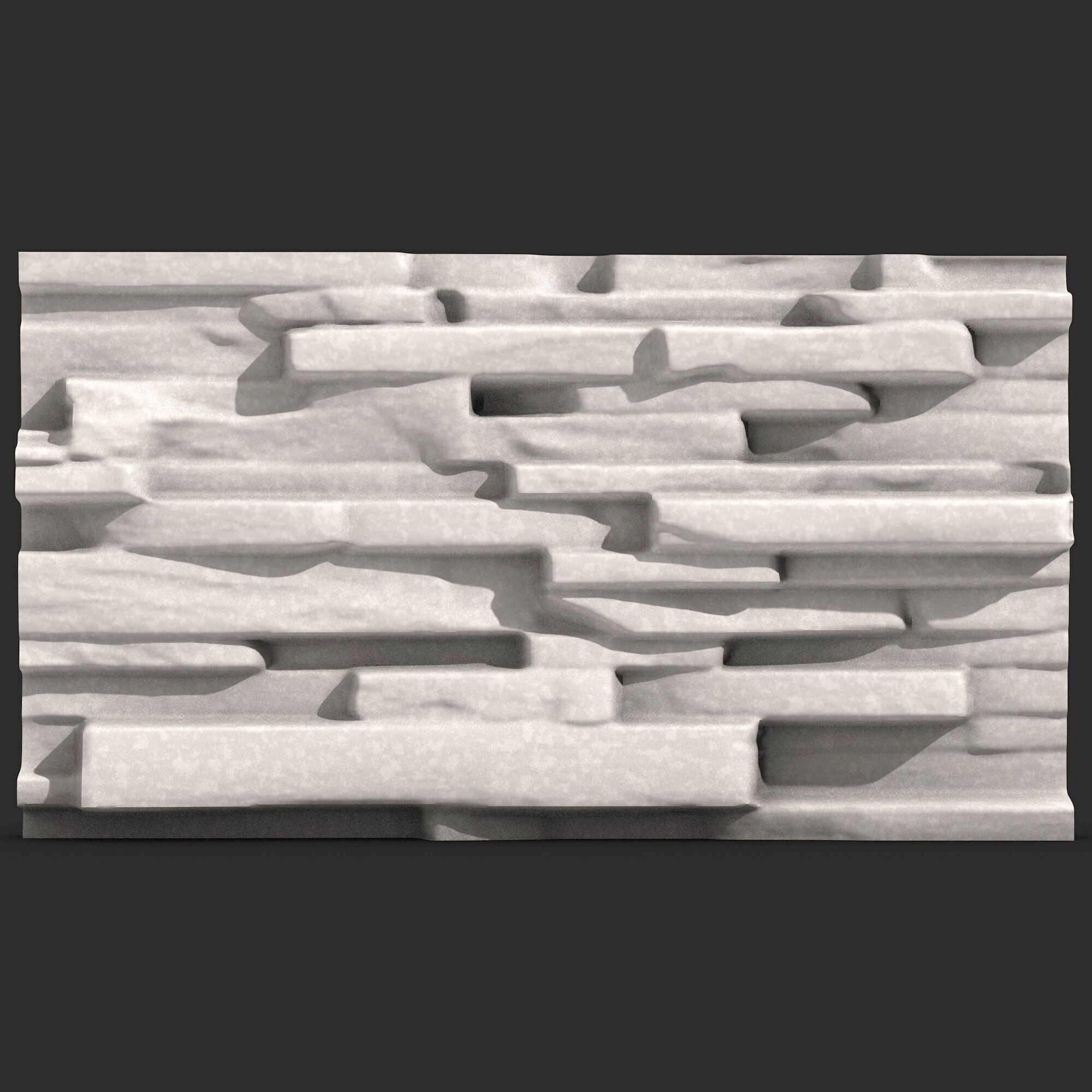 Stone Wall 356 3D print model_1