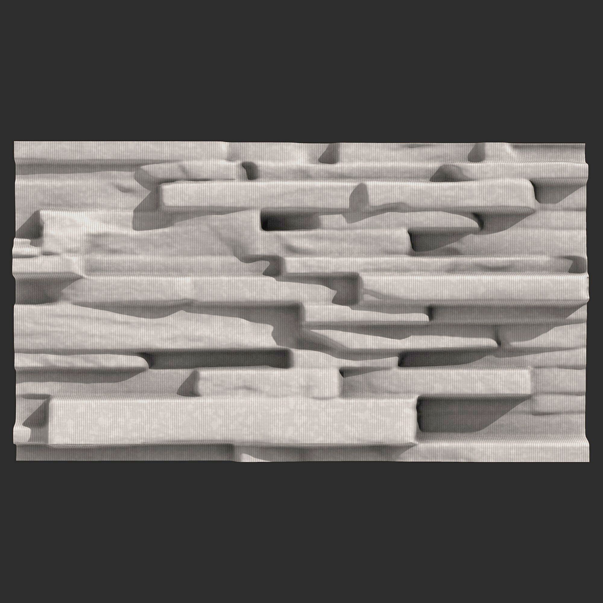 Stone Wall 356 3D print model_5