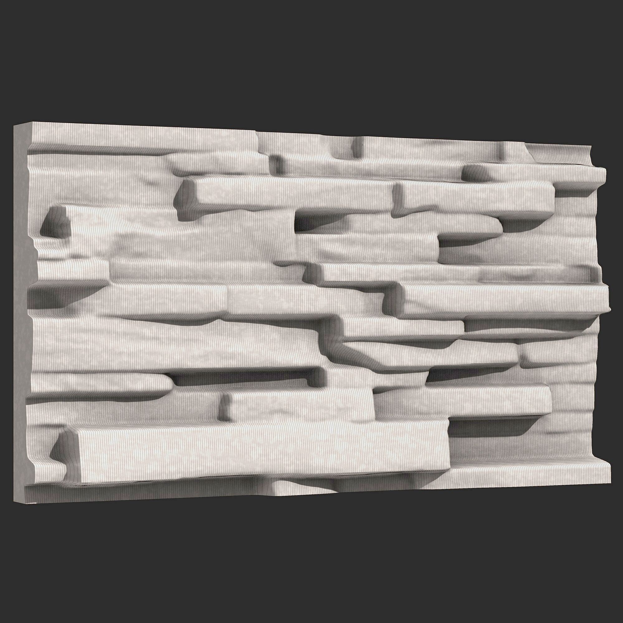 Stone Wall 356 3D print model_6