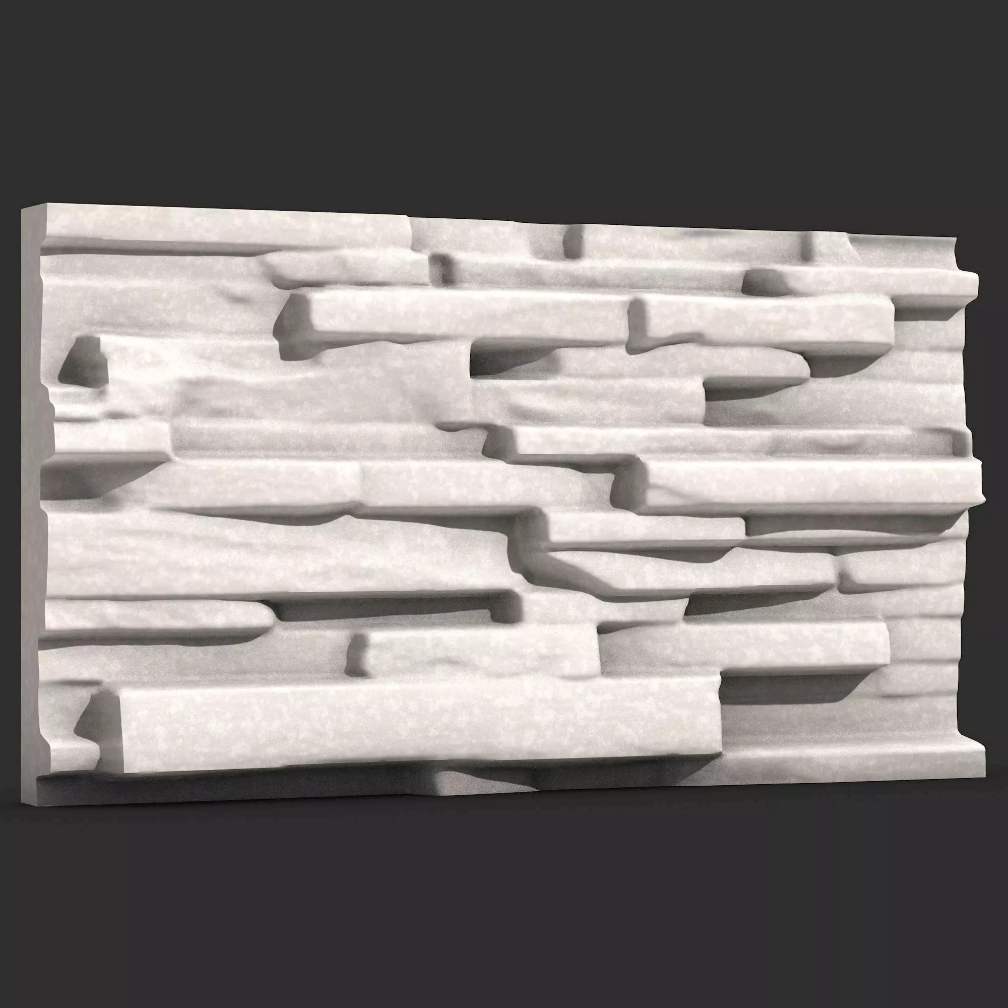Stone Wall 356 3D print model_0
