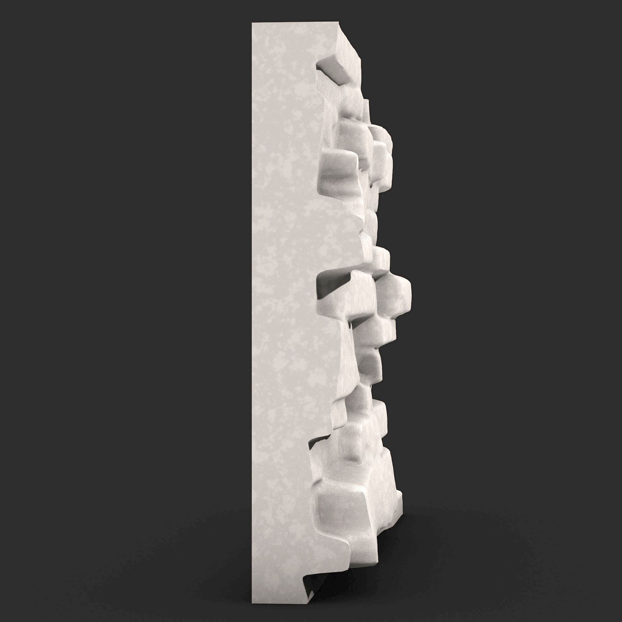 Stone Wall 356 3D print model_2