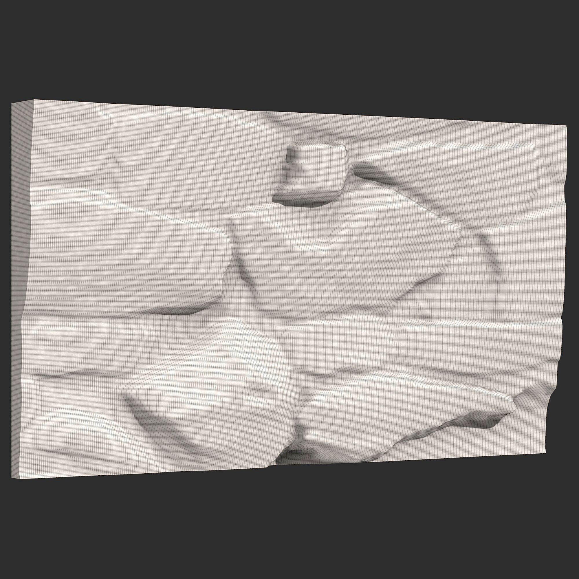 Stone Wall 355 3D print model_6