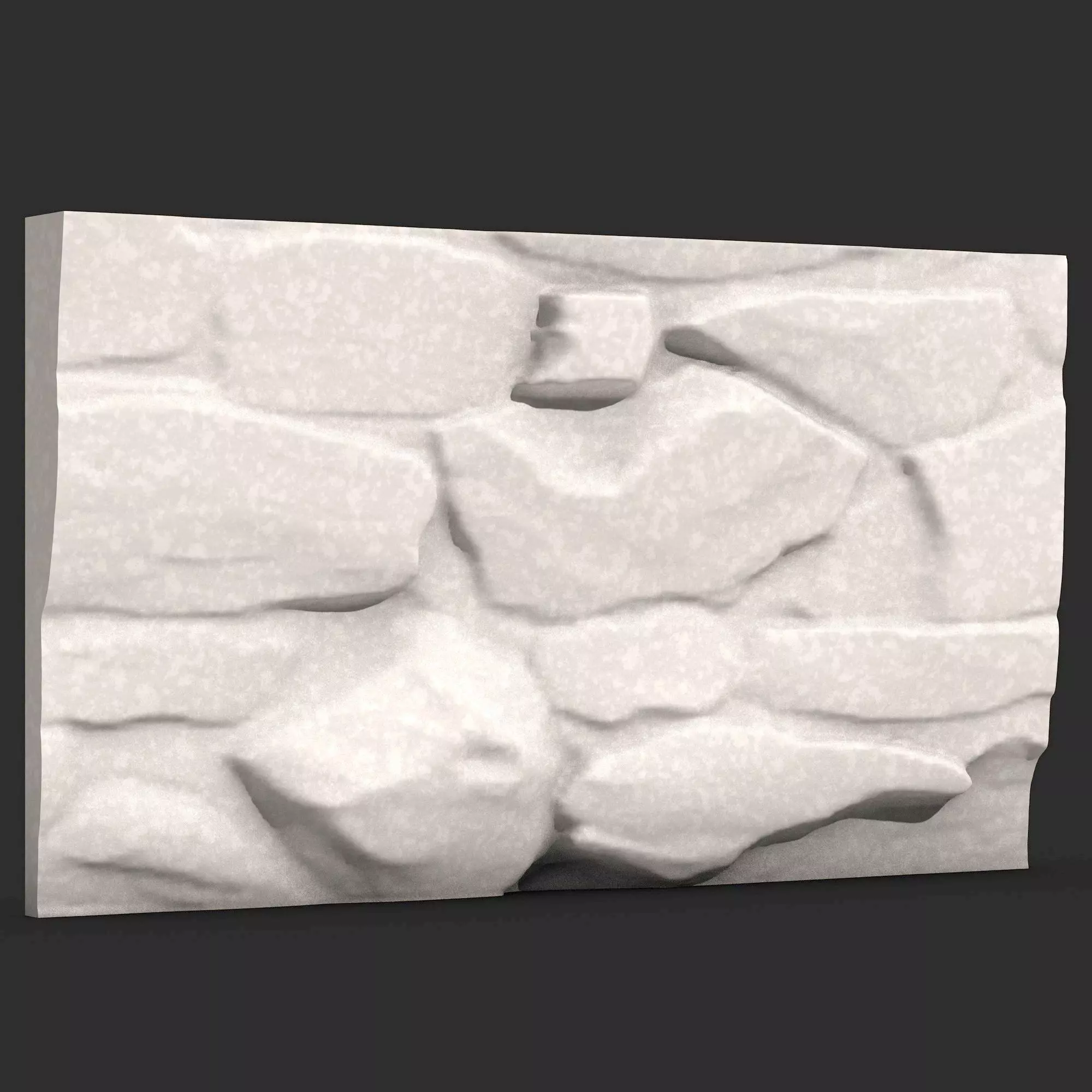 Stone Wall 355 3D print model_0