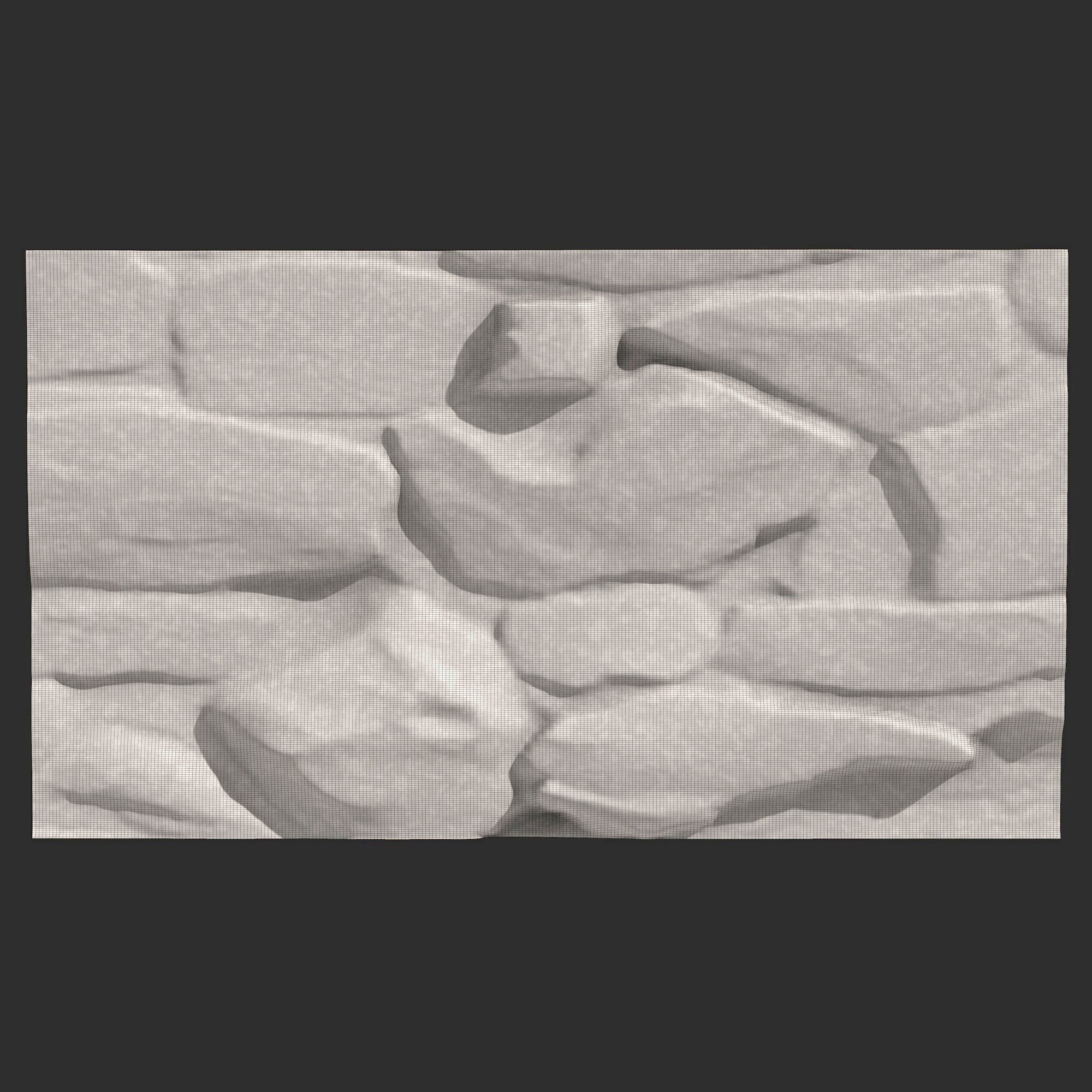 Stone Wall 355 3D print model_5