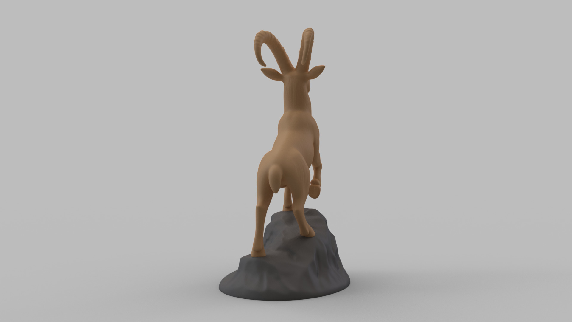 Mountain Goat Miniature 3D print model_4