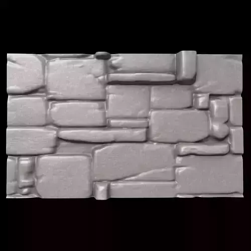 Stone Wall 343 3D print model