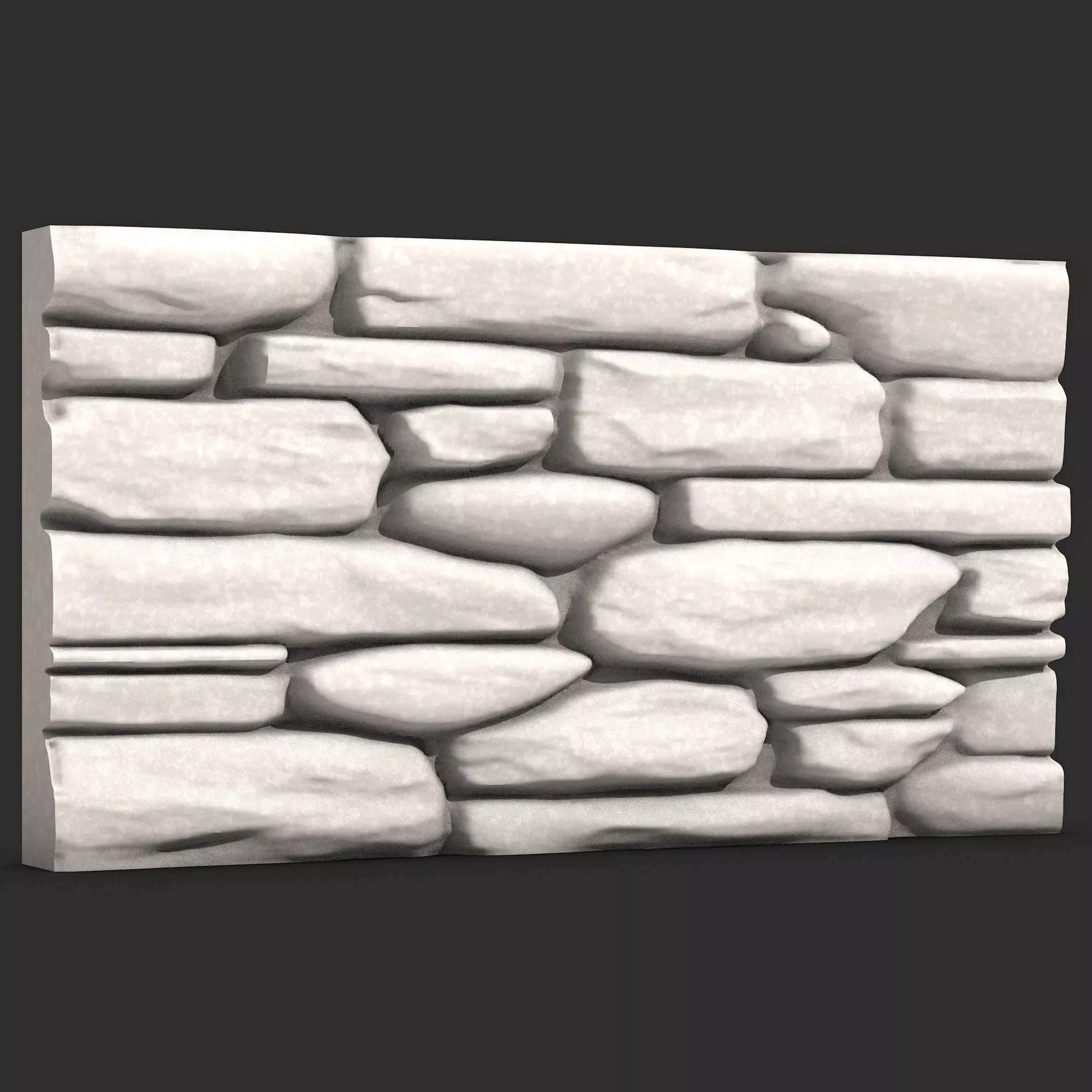 Modular Masonry Panel Asset 3D print model