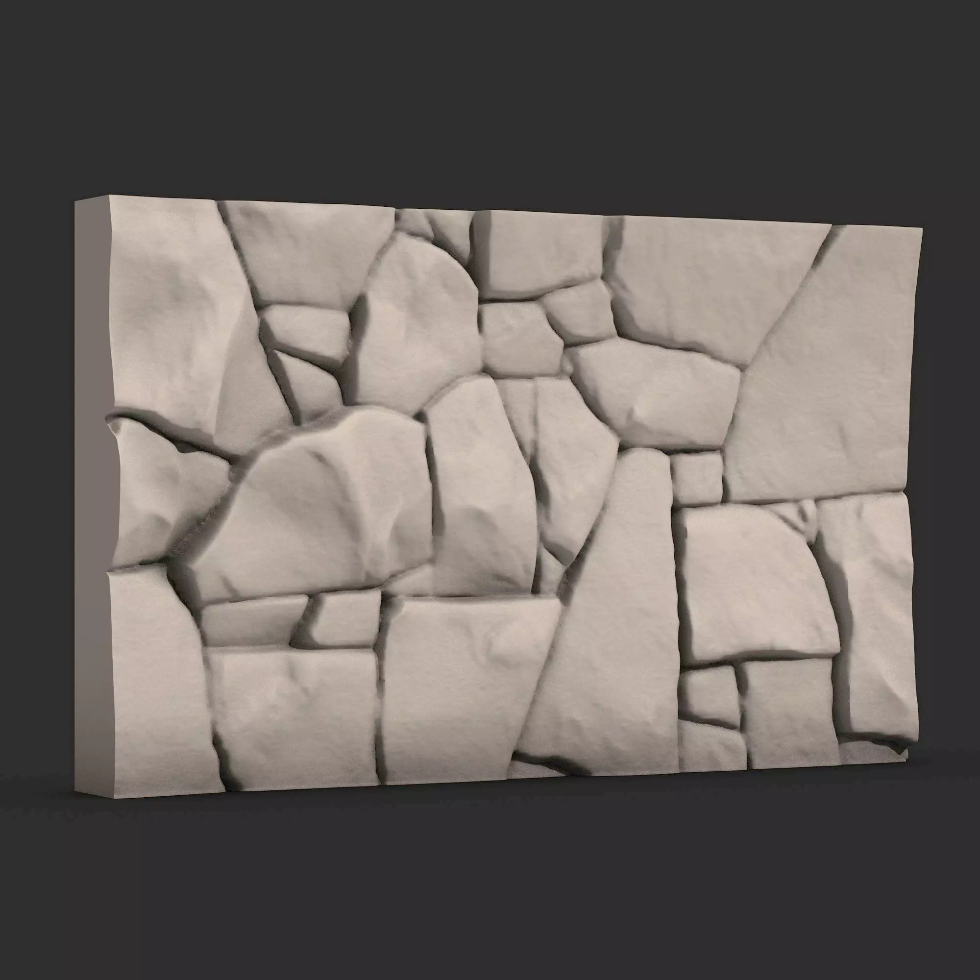 Stone Wall 335 3D print model_0