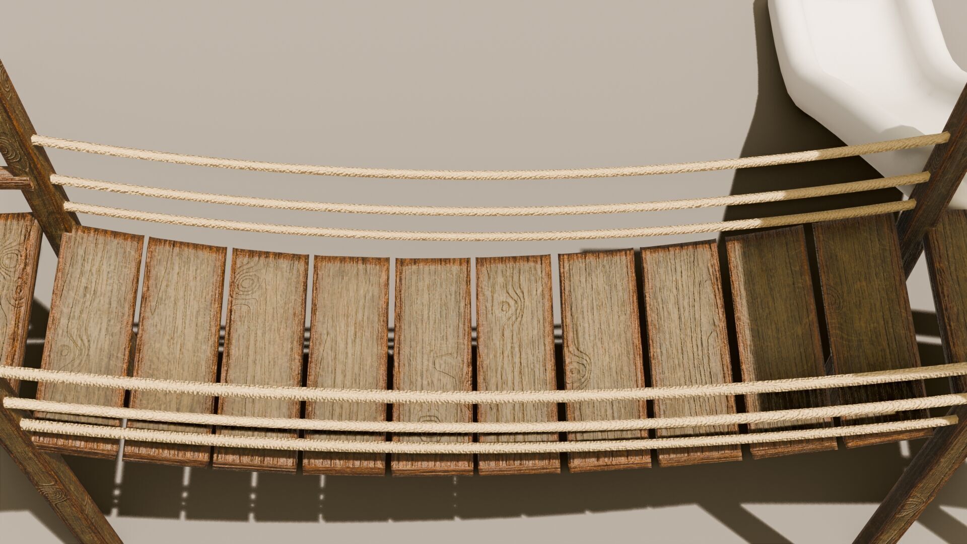 Playground castle with a slide Low-poly 3D model_11