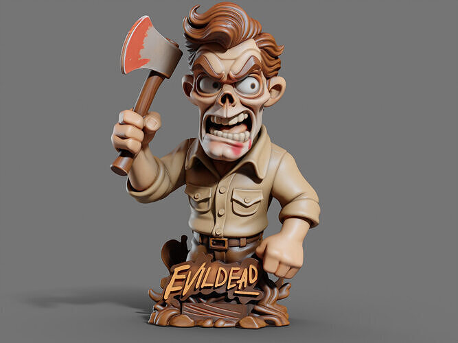 Ash 3D print STL 3D print model