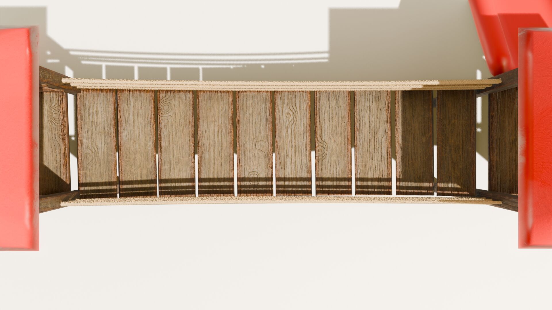 Playground castle with a slide Low-poly 3D model_5