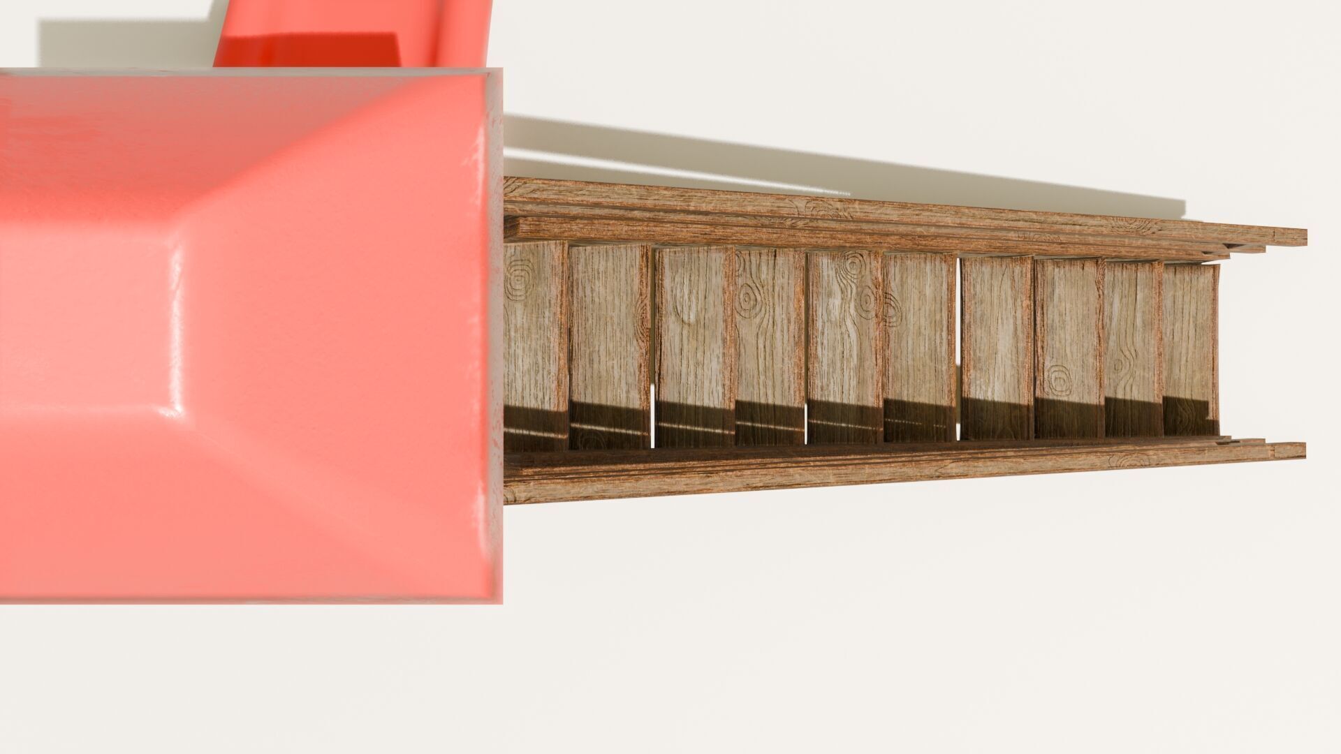 Playground castle with a slide Low-poly 3D model_6