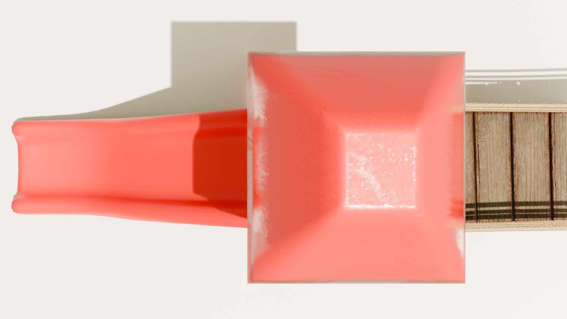 Playground castle with a slide Low-poly 3D model_4