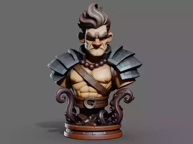 Namor Bust 3D Print STL