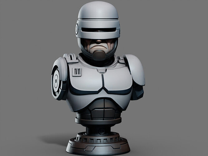 Robocop Bust 3D Print STL 3D print model