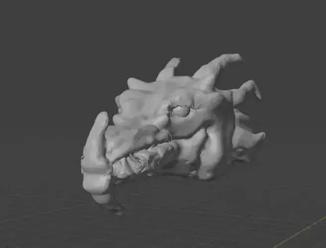 Dragon Head - 3D Printable 3D print model 3D model