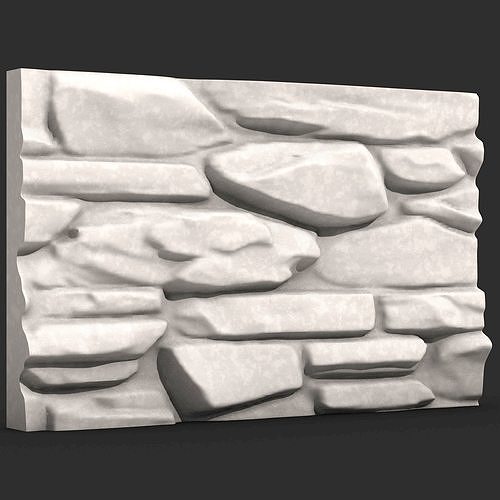 Stone Wall 393 3D print model