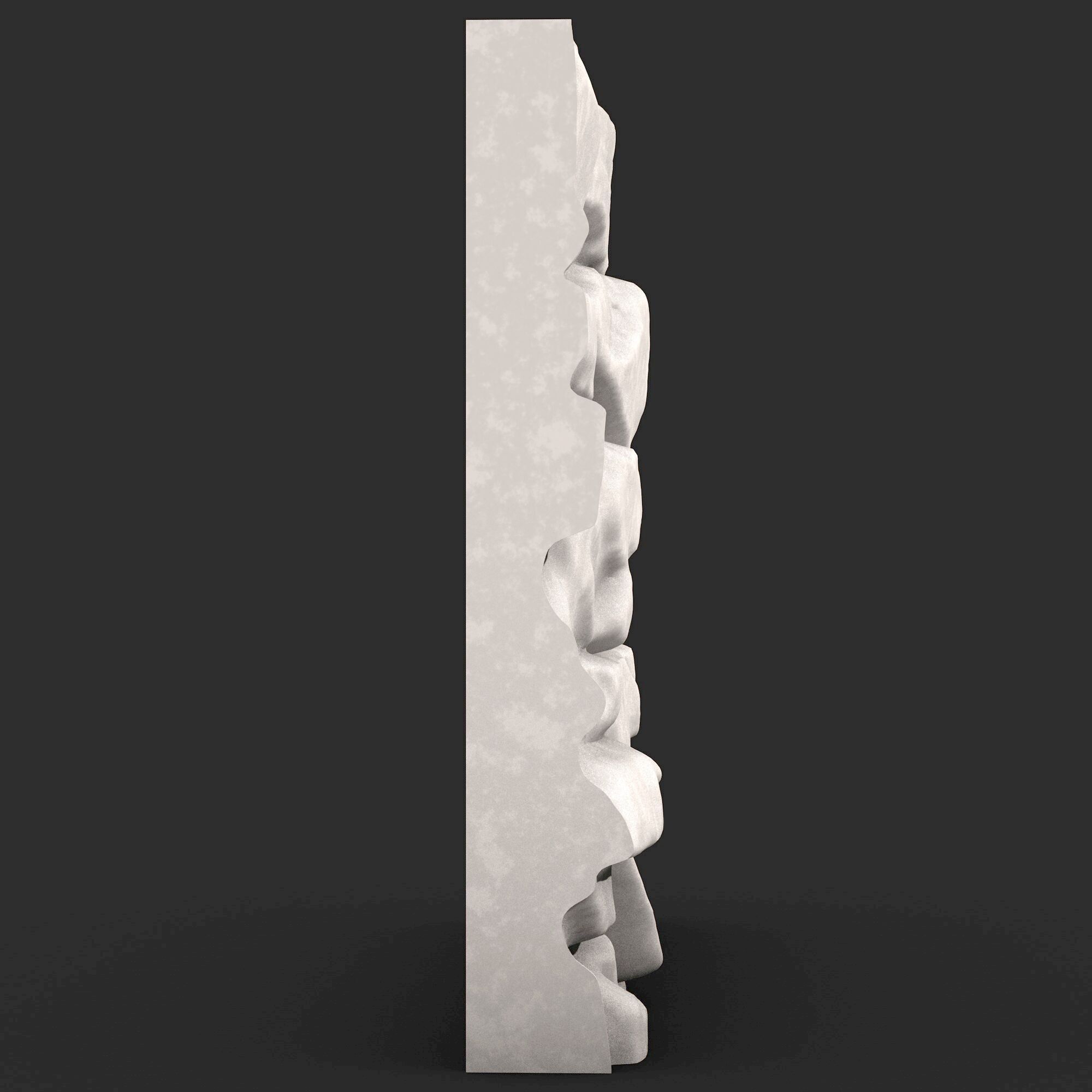 Stone Wall 393 3D print model_2