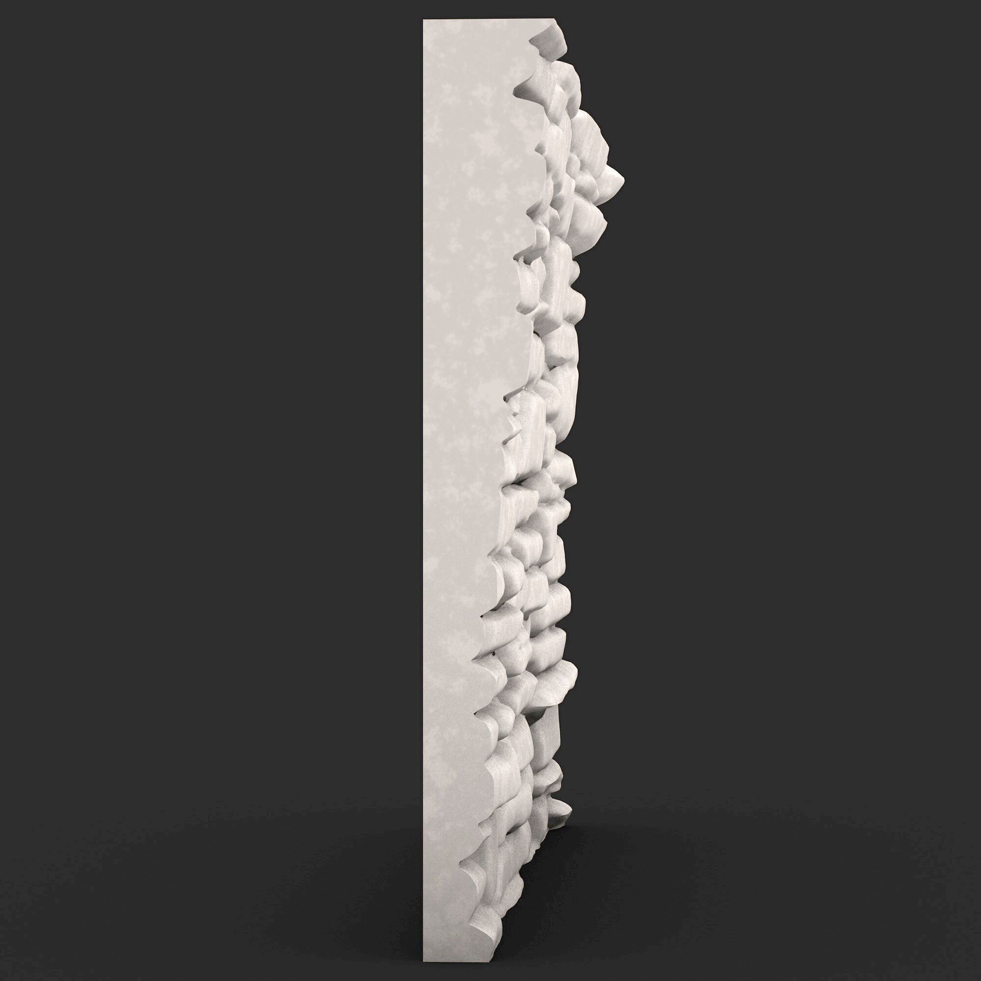 Stone Wall 392 3D print model_2
