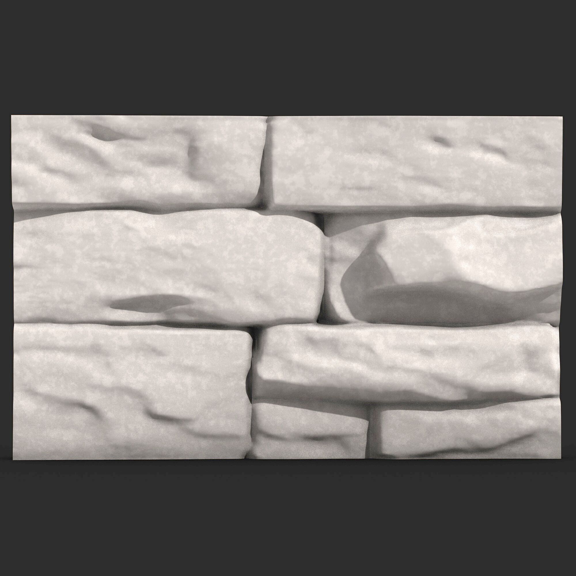 Stone Wall 391 3D print model_1