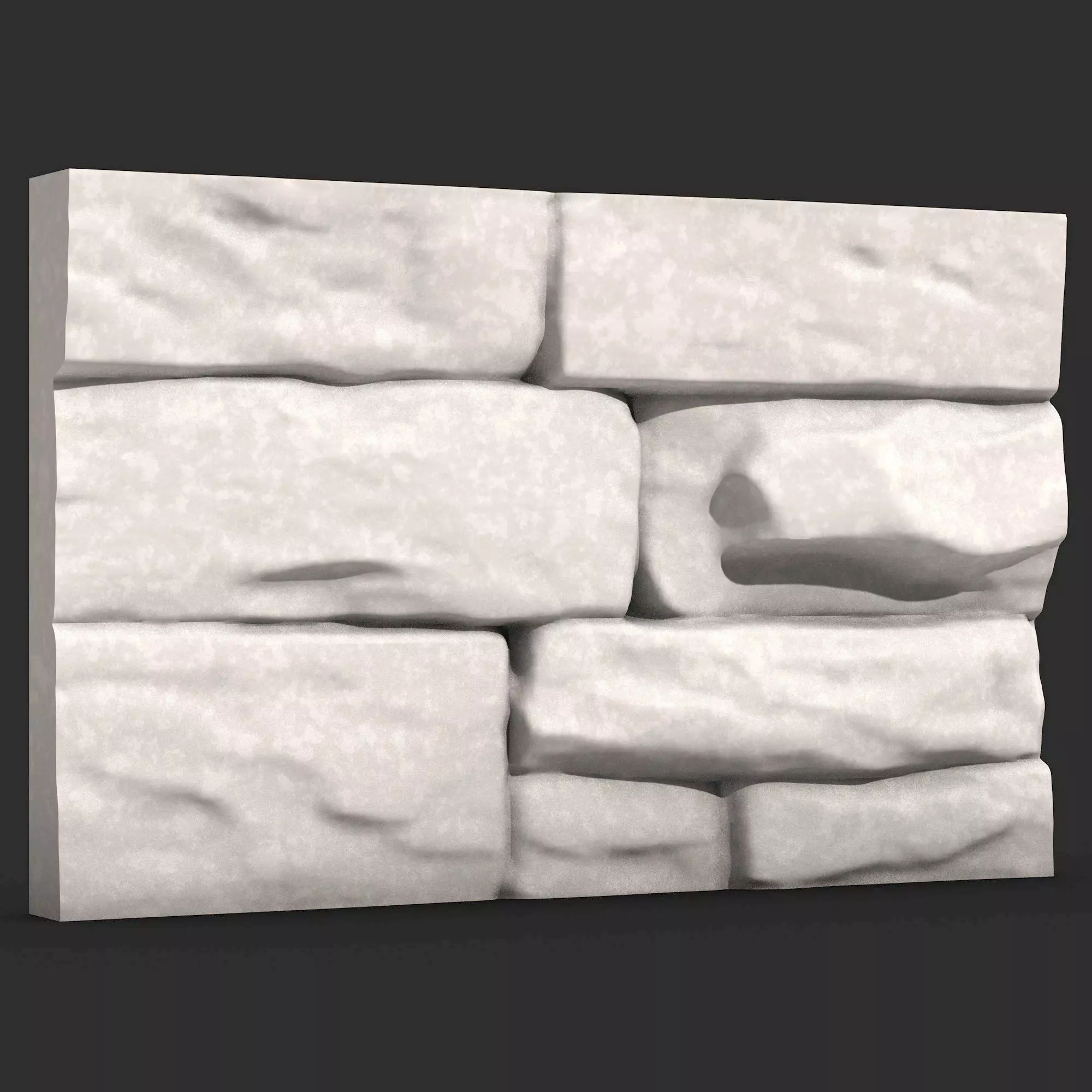Stone Wall 391 3D print model_0
