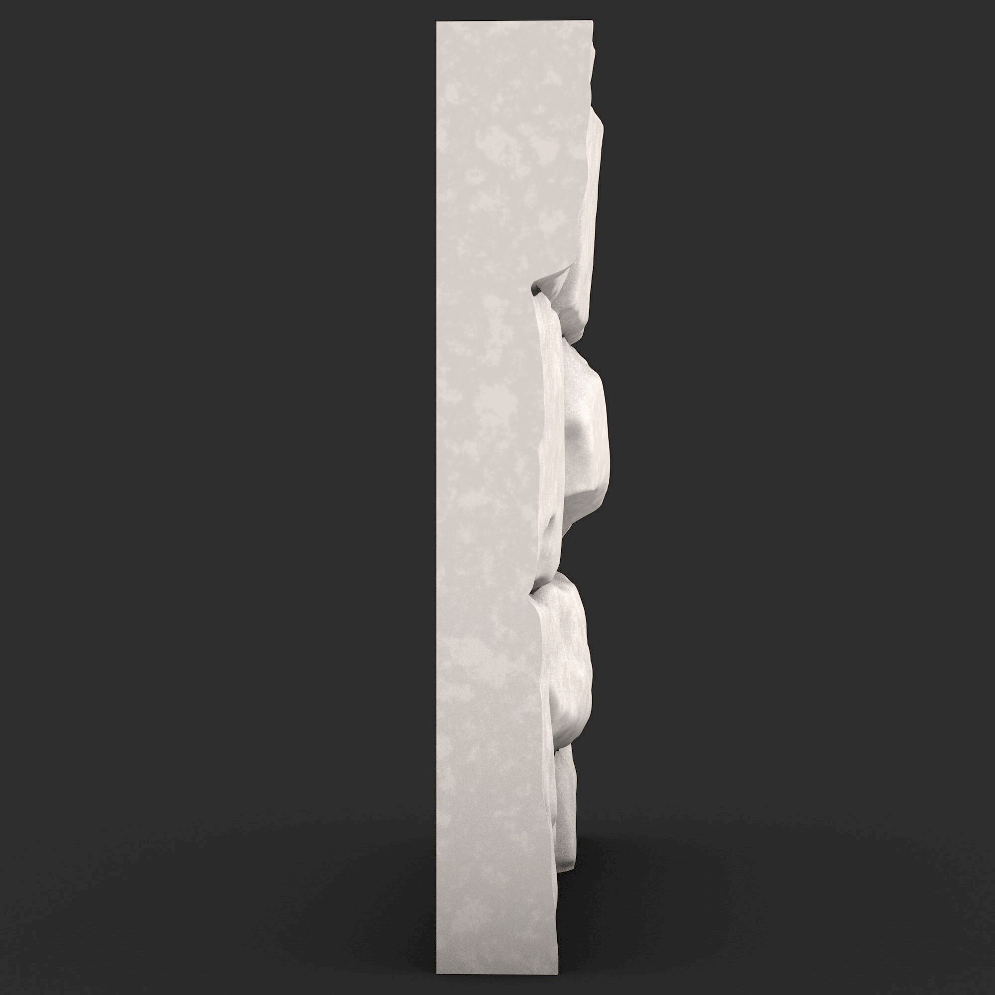Stone Wall 391 3D print model_2