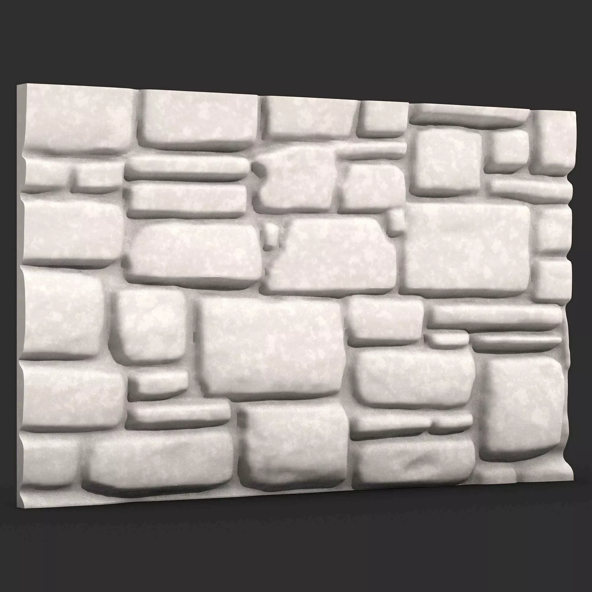 Stone Wall 390 3D print model_0