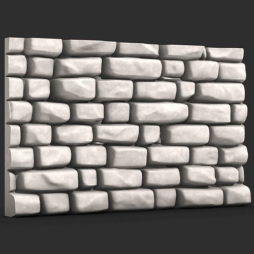 Stone Wall 389 3D print model