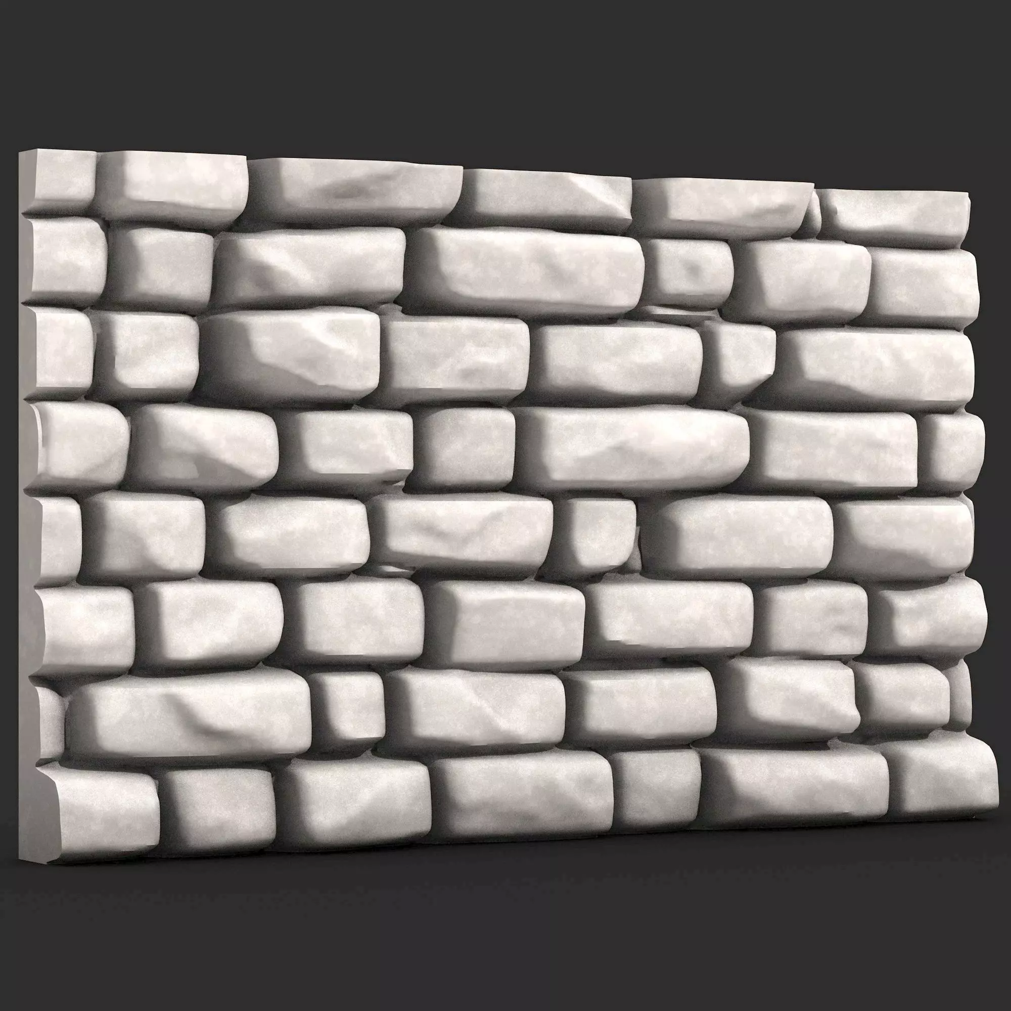 Stone Wall 389 3D print model_0