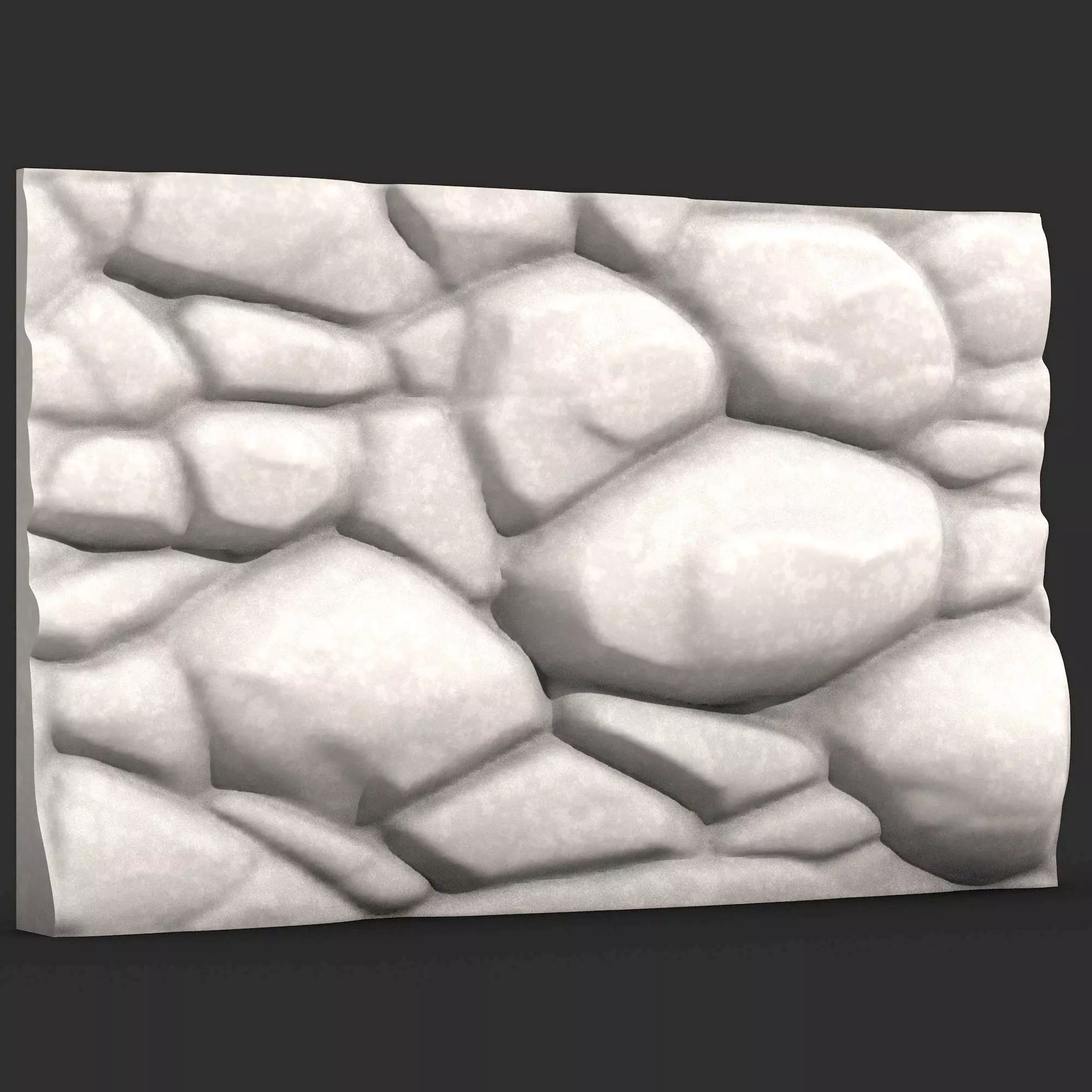 Stone Wall 387 3D print model_0