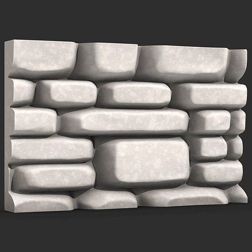 Stone Wall 385 3D print model