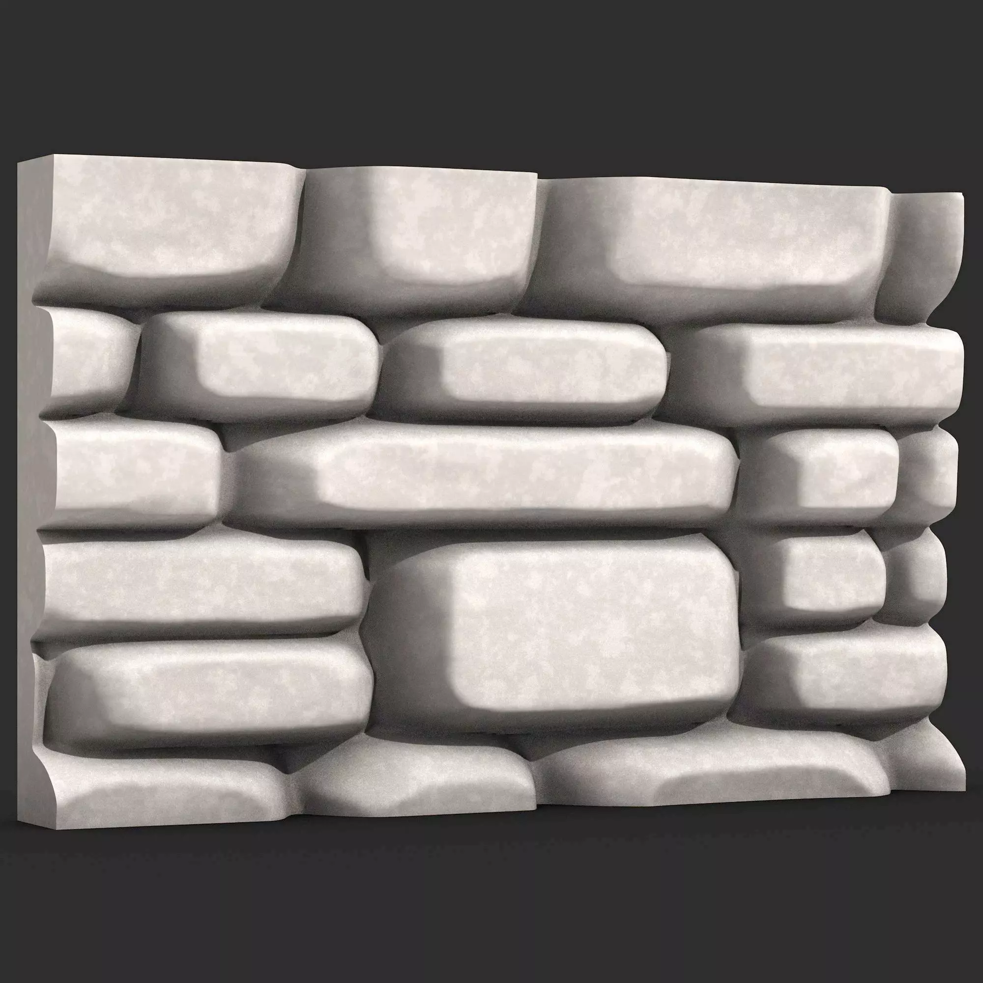 Stone Wall 385 3D print model_0