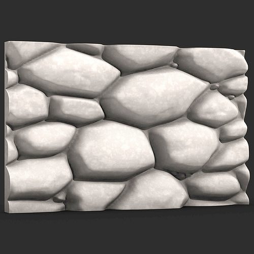Stone Wall 384 3D print model