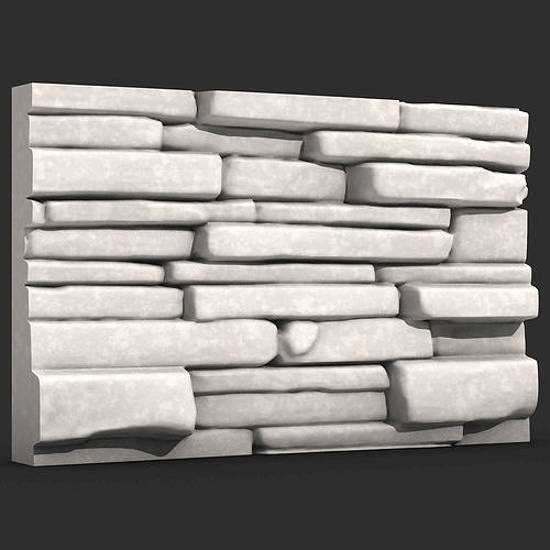 Stone Wall 382 3D print model